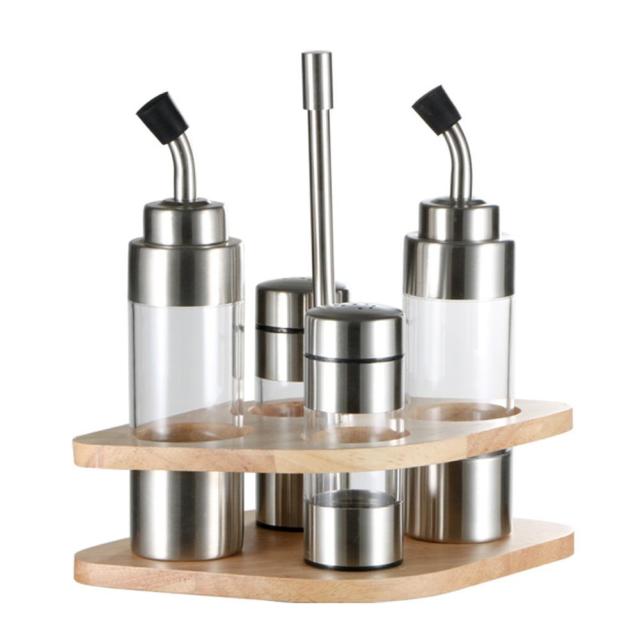 Stainless Steel Spice and Condiments Set