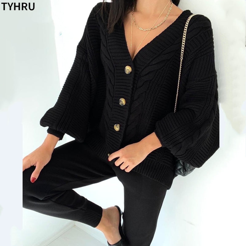 Sweat Pants and Cardigan Set