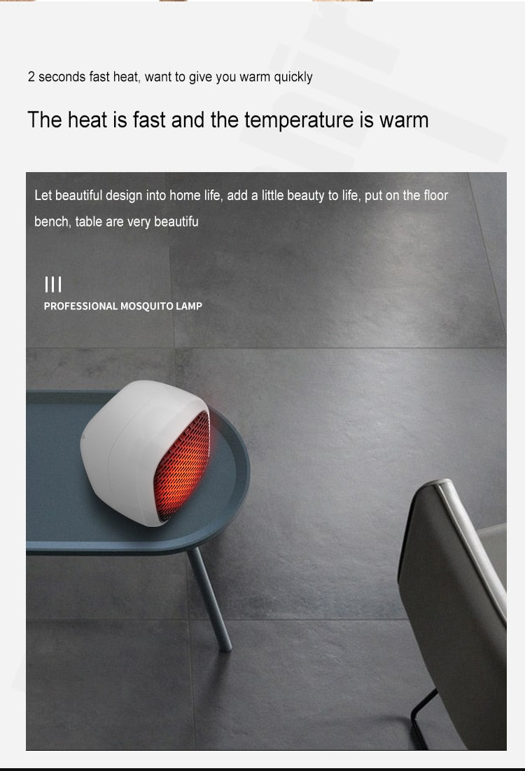 Quiet Compact Personal Heater