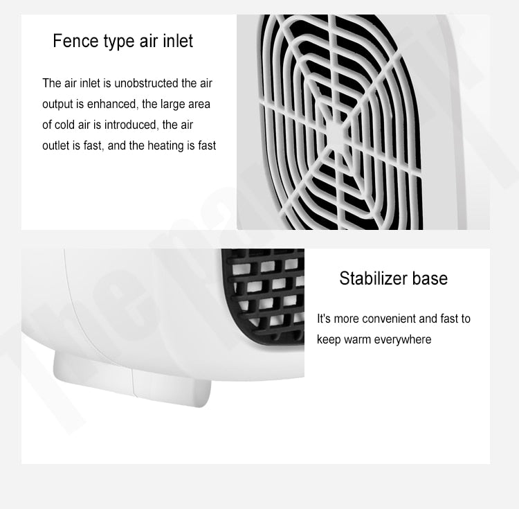 Quiet Compact Personal Heater