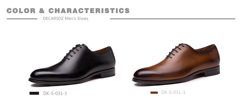 Genuine Leather Seamless Formal Dress Shoes