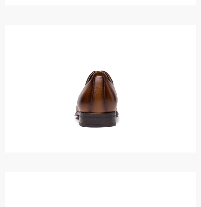 Genuine Leather Seamless Formal Dress Shoes