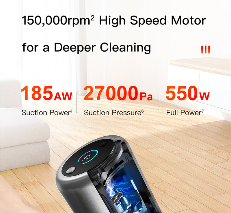 Dreame V12 Smart Vacuum Cleaner LED Display