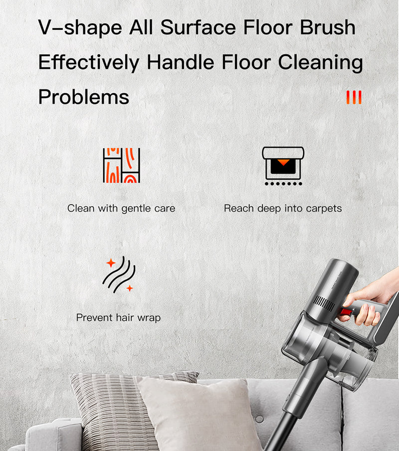 Dreame V12 Smart Vacuum Cleaner LED Display