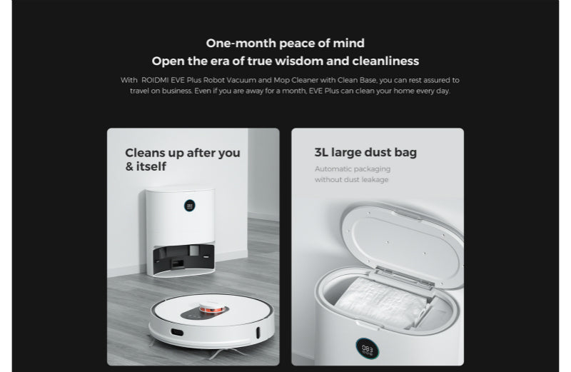 EVE Robotic Vacuum Cleaner