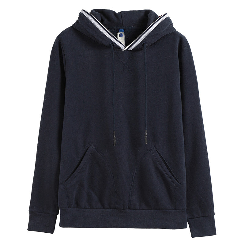 Cotton Solid Color Sweatshirt Zip-Up or Pullover