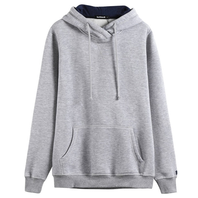 Cotton Solid Color Sweatshirt Zip-Up or Pullover