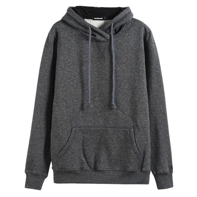 Cotton Solid Color Sweatshirt Zip-Up or Pullover