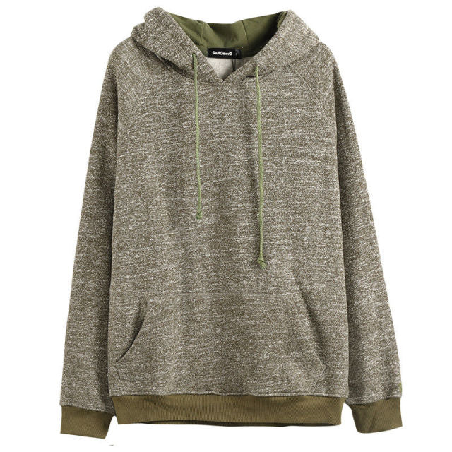 Cotton Solid Color Sweatshirt Zip-Up or Pullover