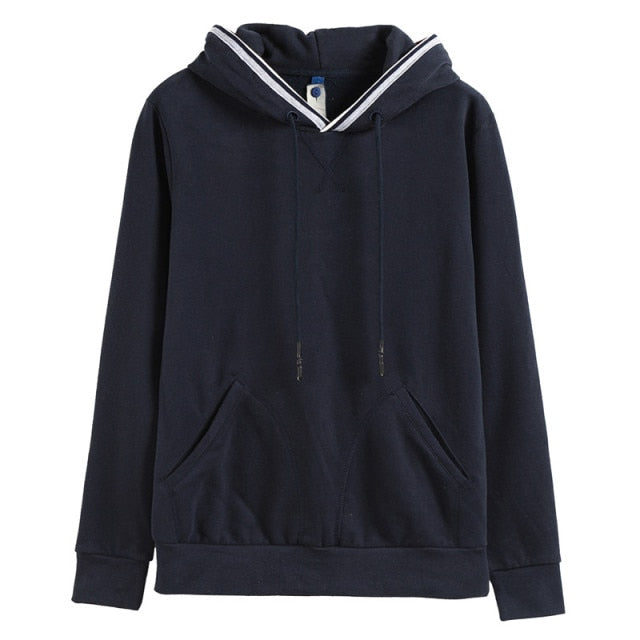 Cotton Solid Color Sweatshirt Zip-Up or Pullover