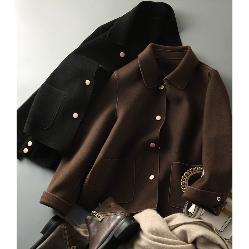 Waist-Length Felt Coat