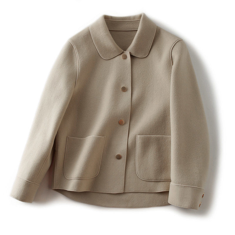 Waist-Length Felt Coat