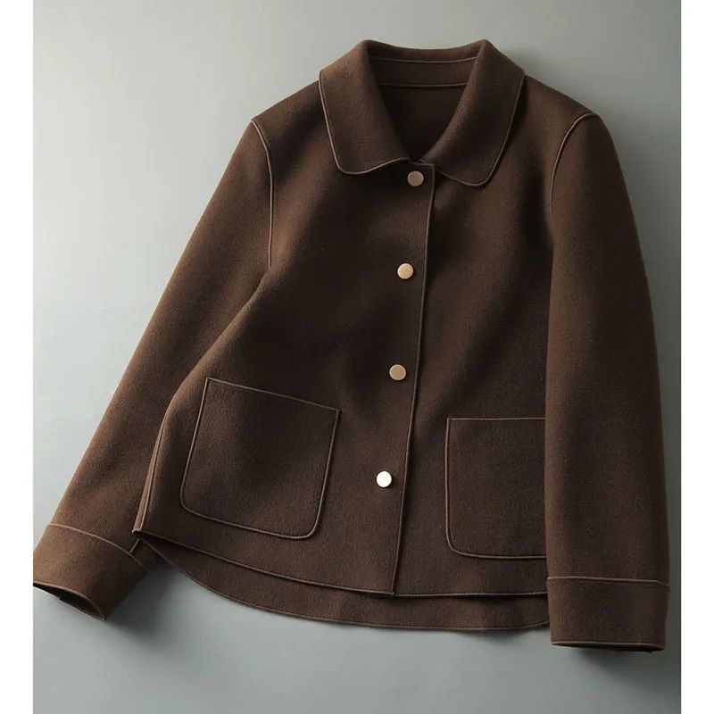 Waist-Length Felt Coat