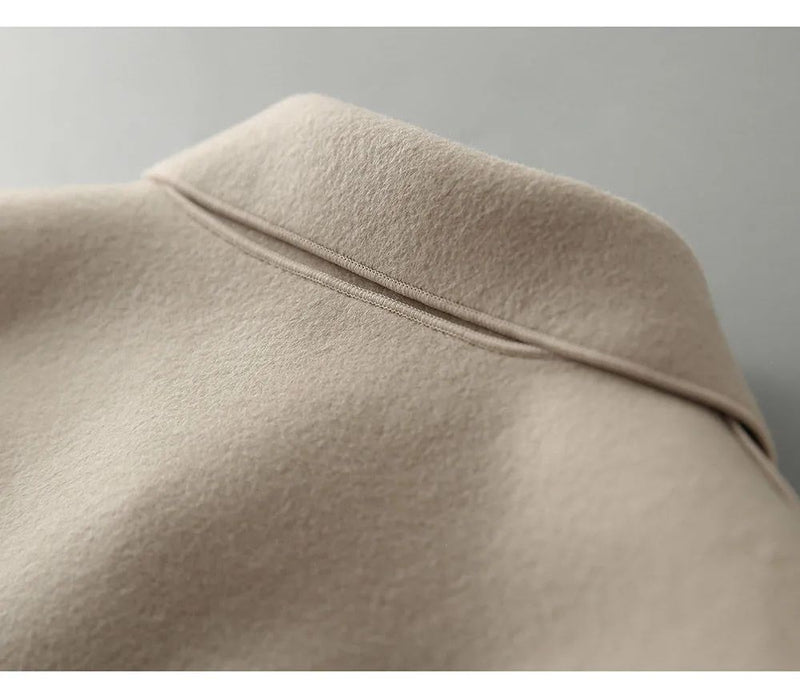 Waist-Length Felt Coat