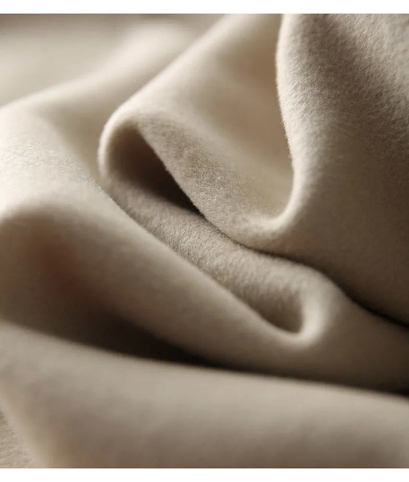 Waist-Length Felt Coat