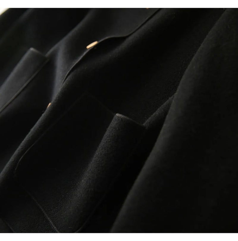 Waist-Length Felt Coat