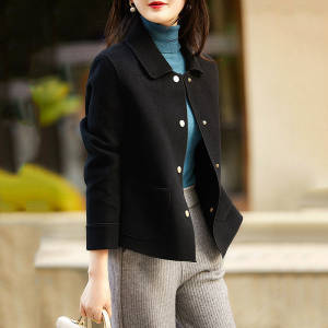 Waist-Length Felt Coat