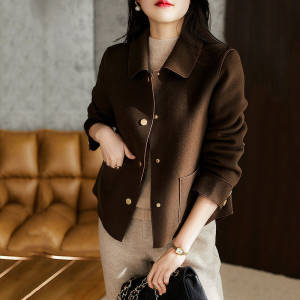 Waist-Length Felt Coat