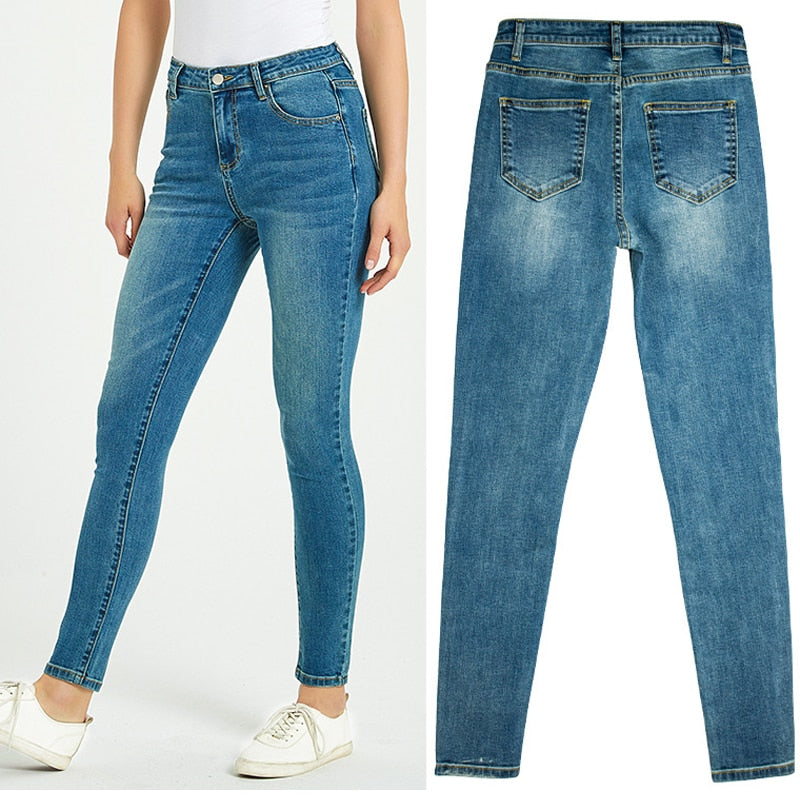 Blue Denim Skinny Jeans