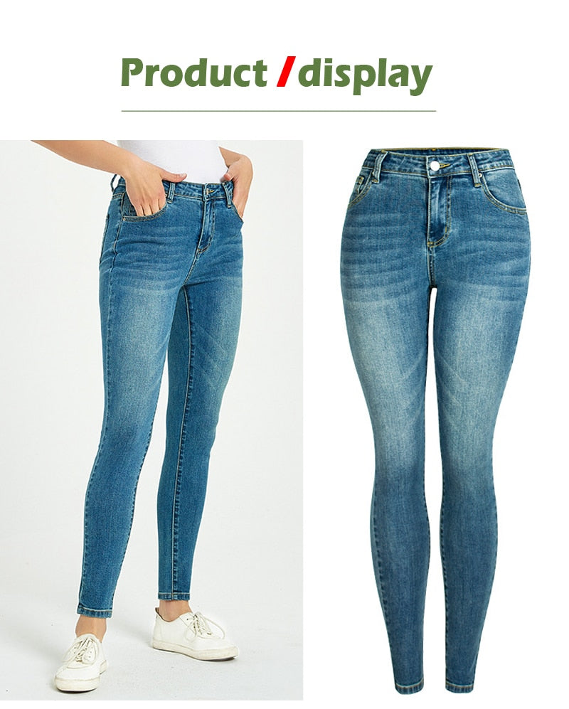 Blue Denim Skinny Jeans