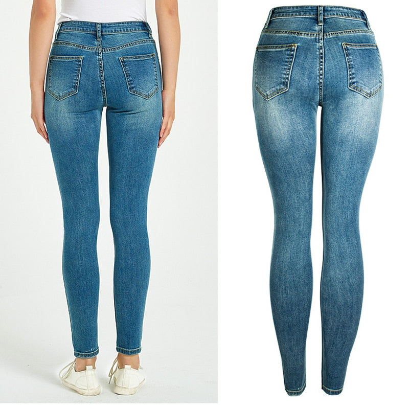 Blue Denim Skinny Jeans