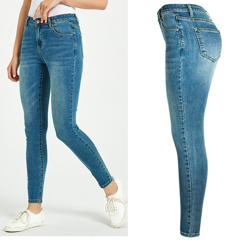 Blue Denim Skinny Jeans