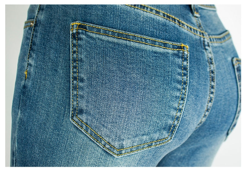 Blue Denim Skinny Jeans