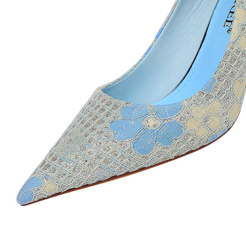 Pointy Toe High Heel Pumps