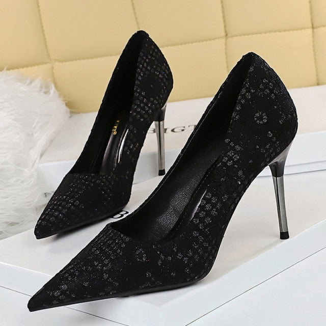 Pointy Toe High Heel Pumps
