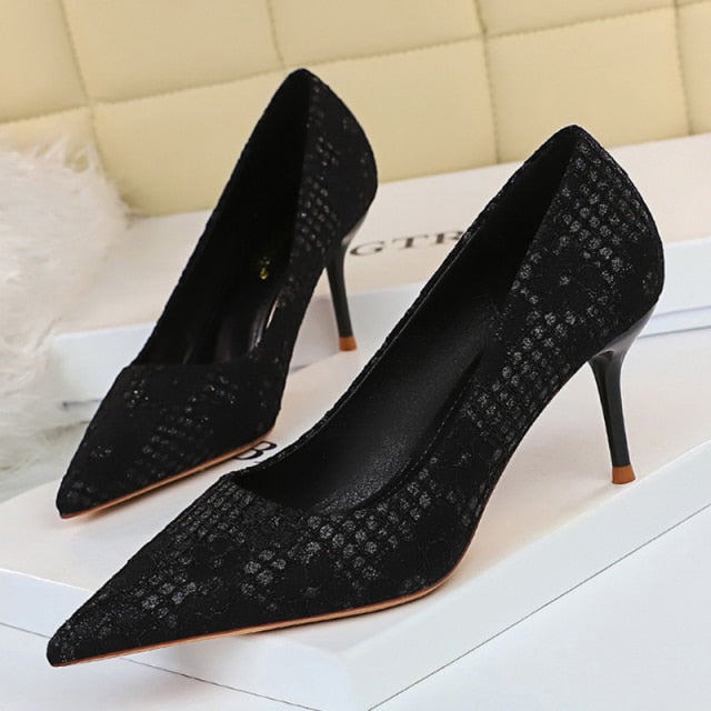 Pointy Toe High Heel Pumps