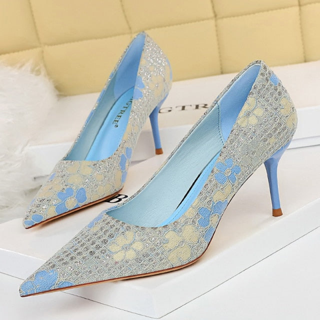 Pointy Toe High Heel Pumps