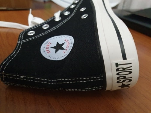 Lace-Up Canvas Sneakers