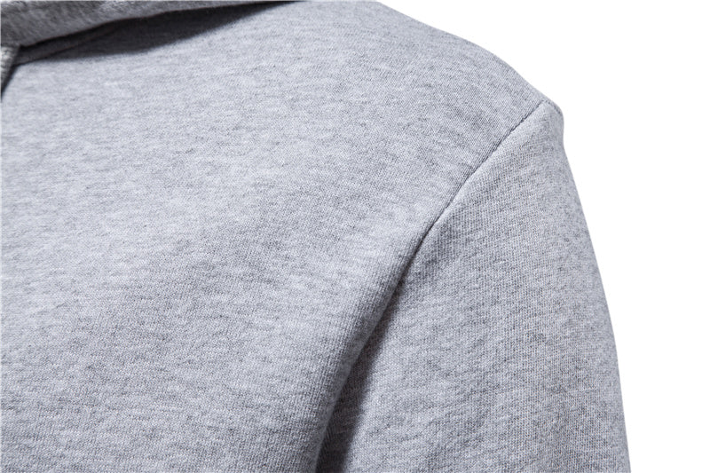 Cotton Solid Color Sweatshirt Zip-Up or Pullover