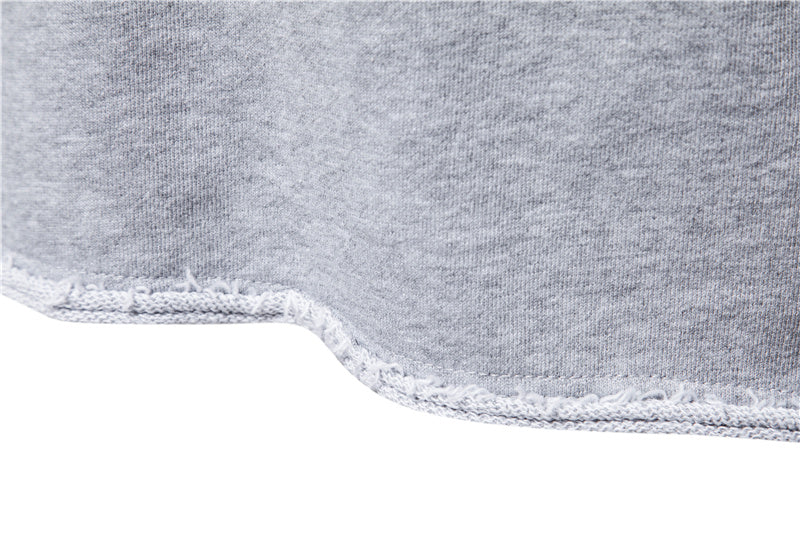 Cotton Solid Color Sweatshirt Zip-Up or Pullover