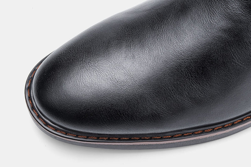Round Toe Chelsea Boots