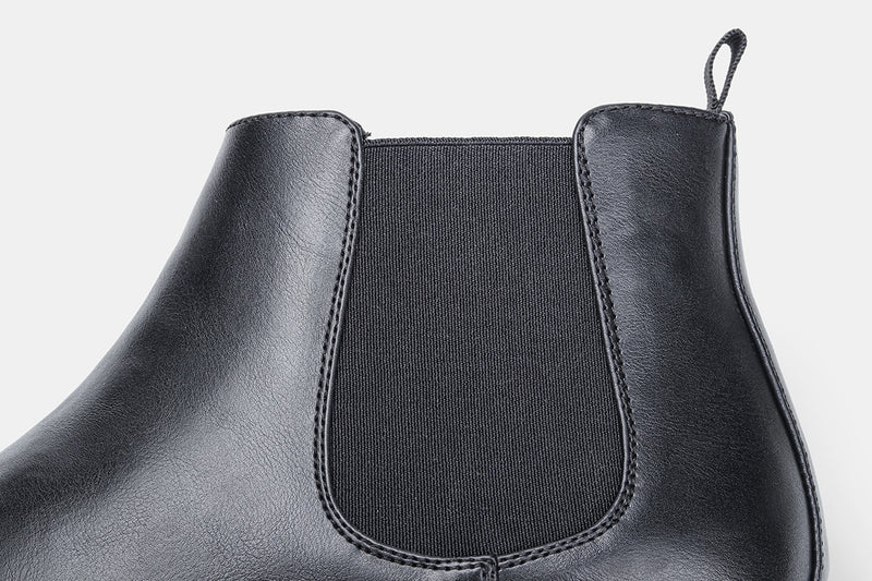 Round Toe Chelsea Boots