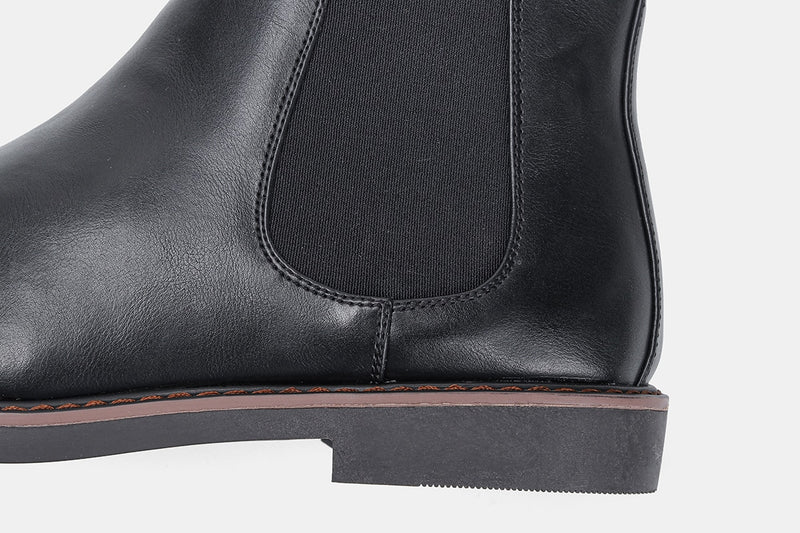 Round Toe Chelsea Boots