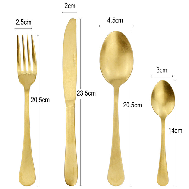Modern Stainless Steel Cutlery Set