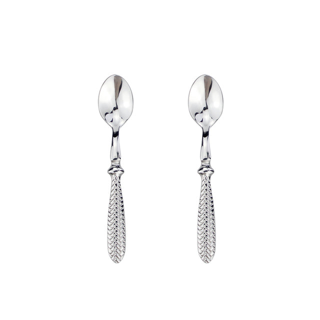 Exquisite Woven Pattern Stainless Steel Cutlery Set