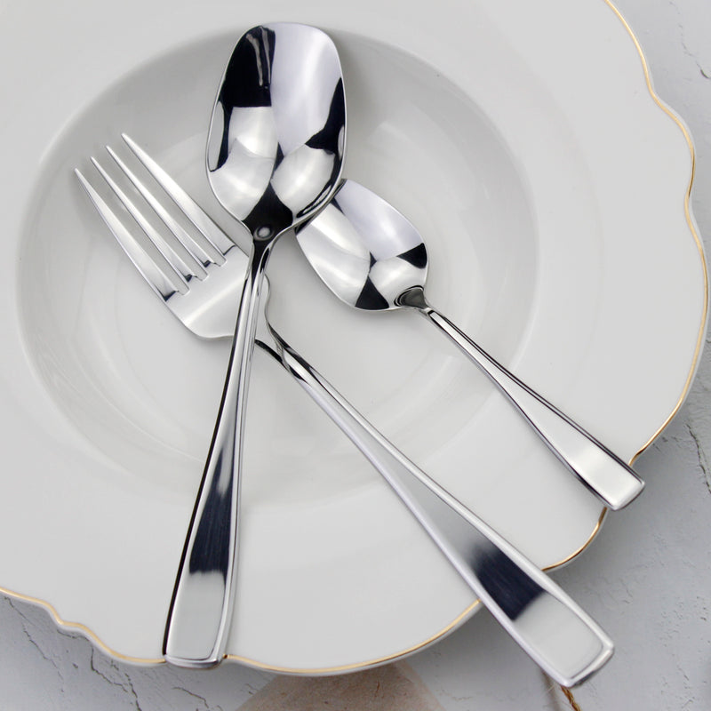 Sleek Stainless Steel Cutlery Set