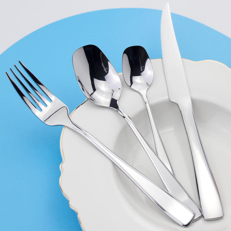 Sleek Stainless Steel Cutlery Set