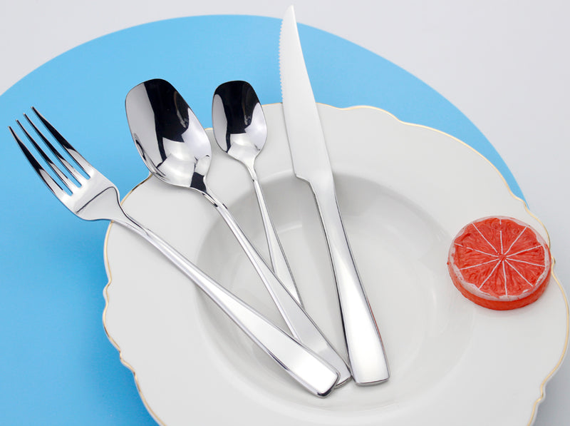 Sleek Stainless Steel Cutlery Set