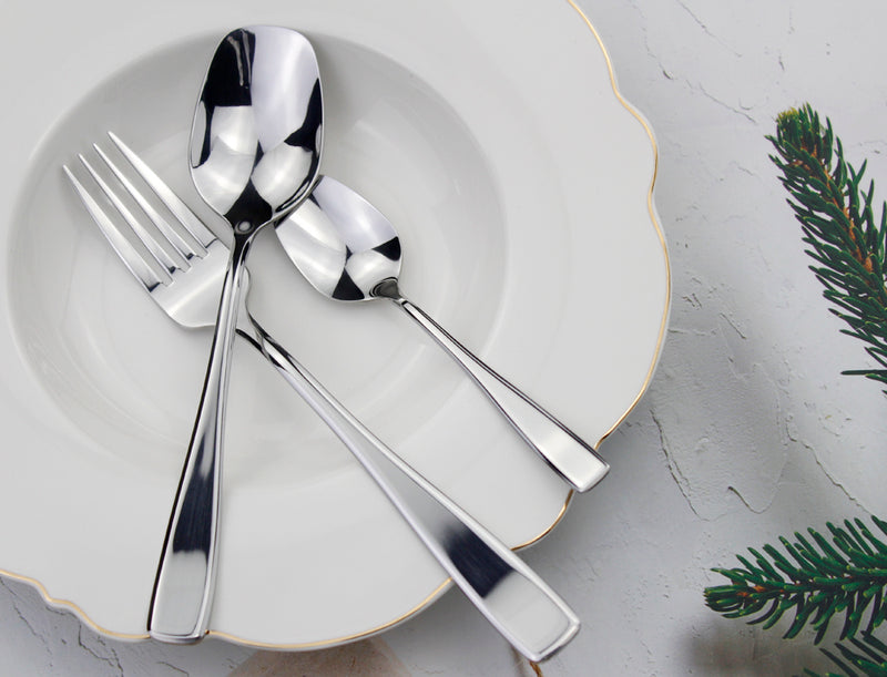 Sleek Stainless Steel Cutlery Set