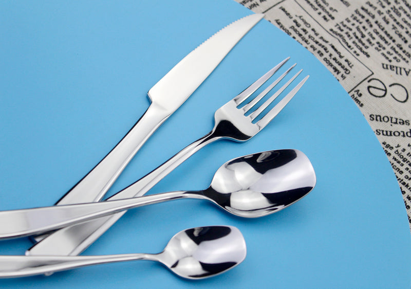 Sleek Stainless Steel Cutlery Set