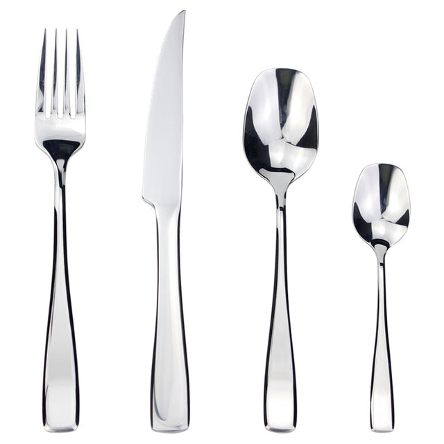 Sleek Stainless Steel Cutlery Set