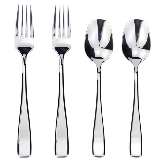 Sleek Stainless Steel Cutlery Set
