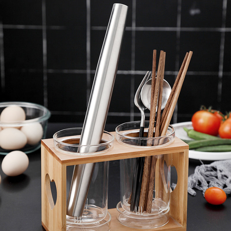 Sleek Modern Stainless Steel Rolling Pin