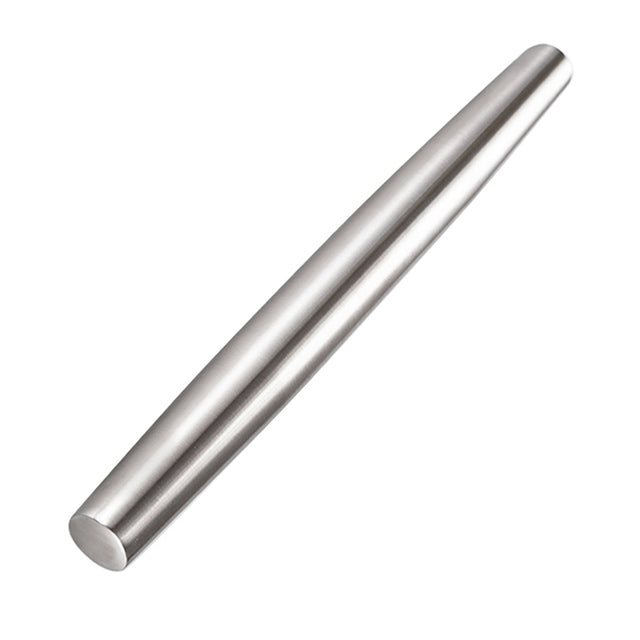 Sleek Modern Stainless Steel Rolling Pin