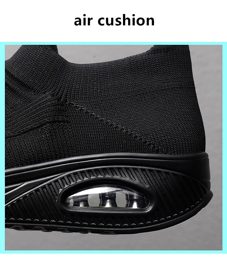 Lightweight Breathable Slip-on Women’s Platform Running Shoes