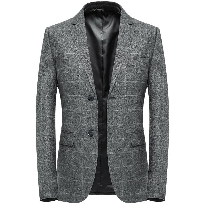 Single-Breasted Patterned Blazer